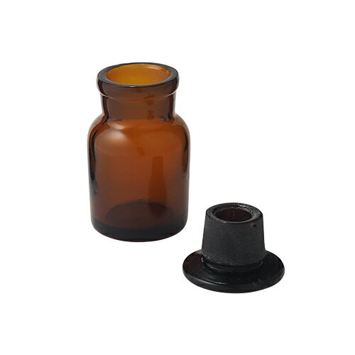 広口試薬瓶 茶 30mL