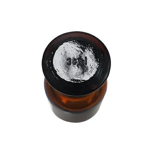 広口試薬瓶 茶 30mL
