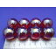 花昭O−3 オーロラレッド 25mm 8粒 450円