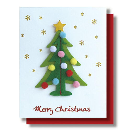 【クリスマス】　リーフワークカンパニー　クリスマスミ二カード　42−866