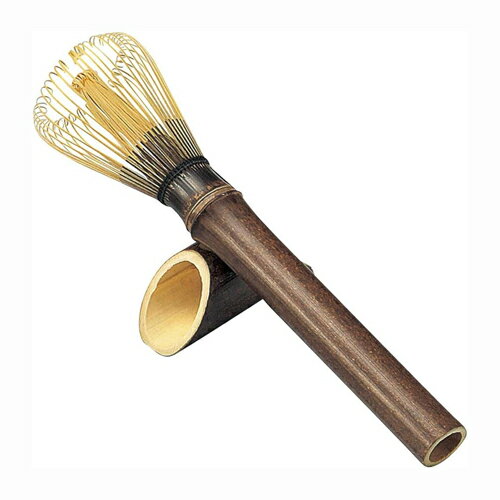 茶道具　紫竹茶筅　マドラー枕付　Y−1589