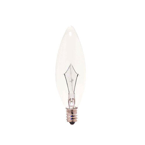 Filament Lamps - 旭光　シャンデリア球　40W　C32E12　クリアー