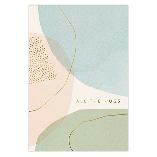 詳細説明【特長】・本国ホールマークからの輸入多目的カードです。・シンプルなアートに箔加工がさりげなく光る、洗練されたデザインを採用しています。・封筒はすべて白地にゴールドのライナーです。［メッセージ内容］表面：All　the　hugs（たくさんのハグを）&nbsp;商品仕様（スペック）本体サイズ（約）：［カード］縦156×横106mm　［封筒］縦163×横112mm入数：［カード］1枚　「封筒］1枚本国ホールマークからの輸入多目的カード