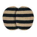 メテックス イヤーラックス ボーダー ベージュ×ネイビー