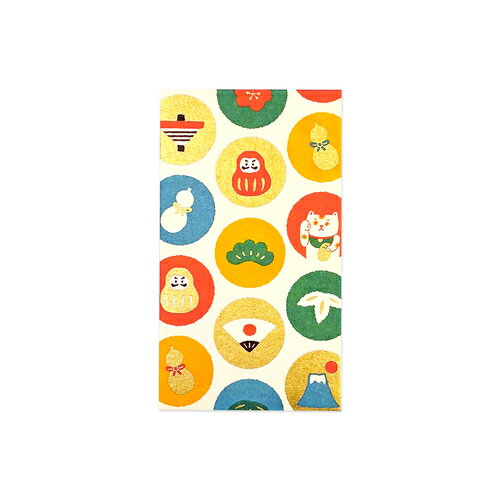 フロンティア ふわり 年賀ぽち袋 万福 3枚入