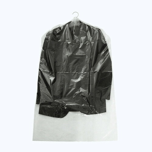 詳細説明【特　長】◆前面が透明なので中の衣服が一目瞭然です。◆後面には通気性のいい不織布を使用しています。◆洋服をハンガーに掛けたまま上からカバーをかぶせてお使いください。商品仕様（スペック）サイズ（約）：幅60×長100cm重量（約）：250g素材：ポリプロピレン不織布、ポリプロピレンフィルムカラー：白原産国：中国入り数：10枚注意事項・アイロンのご使用やお洗濯はお避けください。・素材の性質上、強く引っ張ると敗れる恐れがありますのでご注意ください。・火のそばに置かないでください。・商品の色は、ご使用のモニターによっては実際の色と異なって見える場合がございますので、　ご了承ください。・掲載商品の中には、ハンズ各店舗でお取り扱いの無いものや価格の異なる場合もあります。　お取り扱いにつきましては事前に各店舗にご確認くださいますようお願いいたします。ハンガーにかけた衣類の上からかぶせるだけの、簡単でシンプルなカバー。