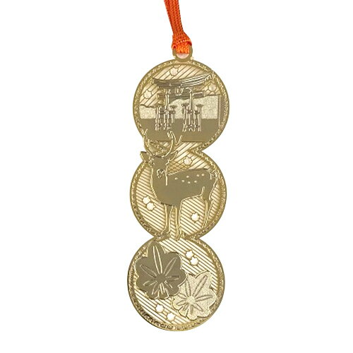 東洋精密工業　金のしおり和柄　D013　鳥居ともみじ