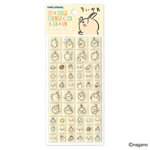 カミオジャパン ちいかわ ドロップブロックシール うさぎの商品画像