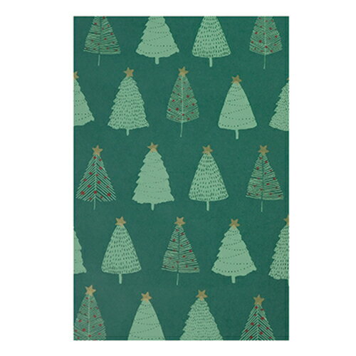 【クリスマス】　ゼットアンドケイ（Z＆K）　ラッピングペーパー　ロール　ミニツリー