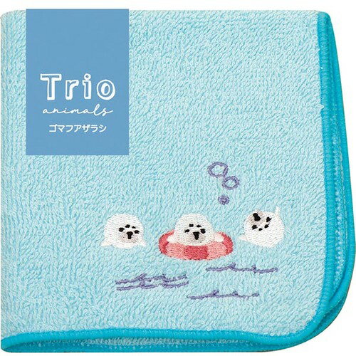 Bandannas - ラボクリップ（LABCLIP）　トリオ水族館　タオルハンカチ　B26-TRTH-GA　ゴマフアザラシ