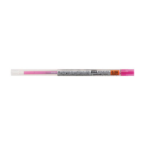 三菱鉛筆　スタイルフィット　ゲルインクボールペン　UMR−109　リフィル　0.28mm　ベビーピンク