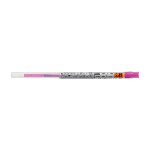 三菱鉛筆　スタイルフィット　ゲルインクボールペン　UMR−109　リフィル　0.28mm　ピンク