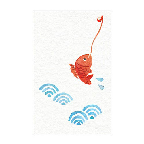 チキュウグリーティングス　ぽち袋　C23−0003　鯛　3枚入