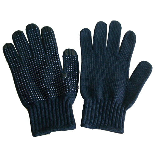 軍手ボツ付　黒M