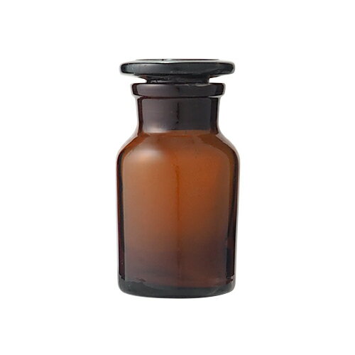 広口試薬瓶　茶　60mL