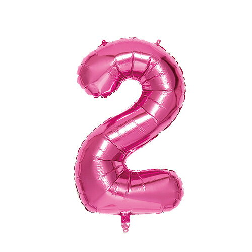 いろは出版　ナンバーバルーン　[2]　SFNP-02　ピンク