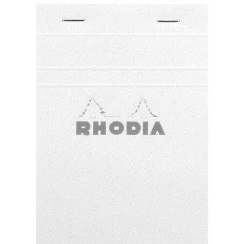 ロディア（RHODIA）　ブロックロディア　No.13　ホワイト　10.5×14.8cm