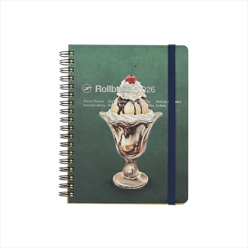 【2025年10月始まり】　デルフォニックス（DELFONICS）　ロルバーンダイアリー　アメリカンスイーツ　L　マンスリーブロック　160028_972　C　月曜始まりのサムネイル