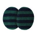 メテックス イヤーラックス ボーダー グリーン×ネイビー S-Mサイズ