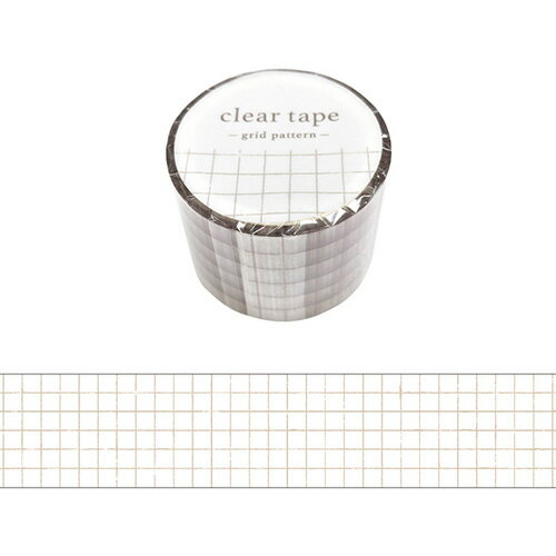 マインドウェイブ クリアテープ 30mm幅 95191 grid pattern