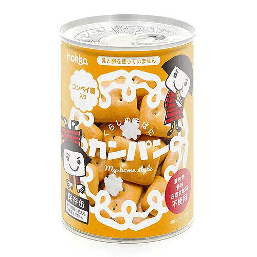 北陸製菓　hokkaのカンパン保存缶　110g│非常食　乾パン・お菓子のサムネイル