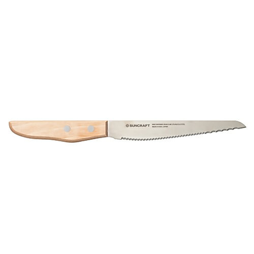 サンクラフト（SUNCRAFT）　パン切りナイフ　せせらぎ　14cm　MS－002│包丁・まな板　パン切り包丁のサムネイル