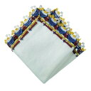 近沢レース店 シーズンタオルハンカチ 卵かけご飯 ホワイト