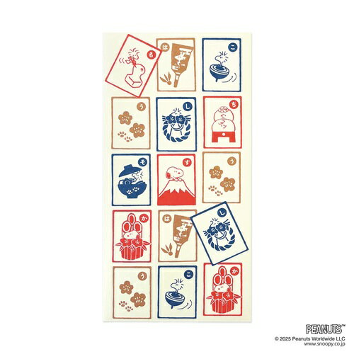 フロンティア スヌーピー 伊予和紙ぽち袋 大 かるた