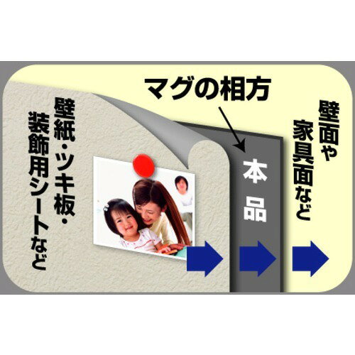 ハンズ(HANDS)楽天市場店のマグの相方（糊付き）　PSS200A　200×300｜アングル2