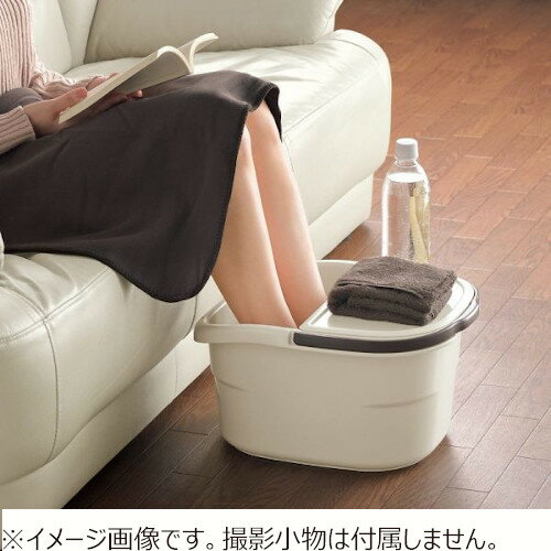 ハンズ（HANDS）楽天市場店のリッチェル　ハユール　フットバスバケツ　アイボリー｜アングル2
