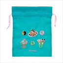 学研ステイフル アンナス(annas) 刺繍ミニ巾着 F13039 マカロン