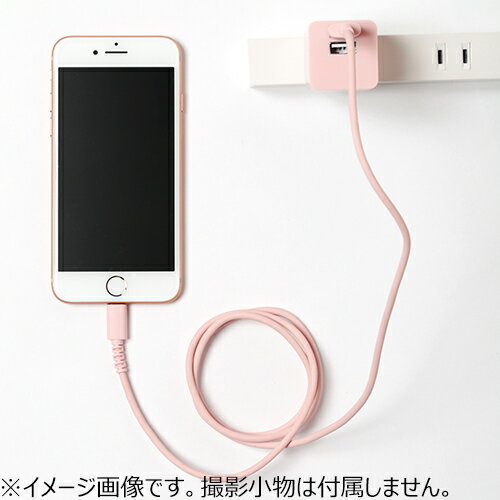 クオリティトラストジャパン　MFi認証　ライトニングコネクタ　やわらかくて切れにくいケーブル　1m　QL−0402WH　ホワイト