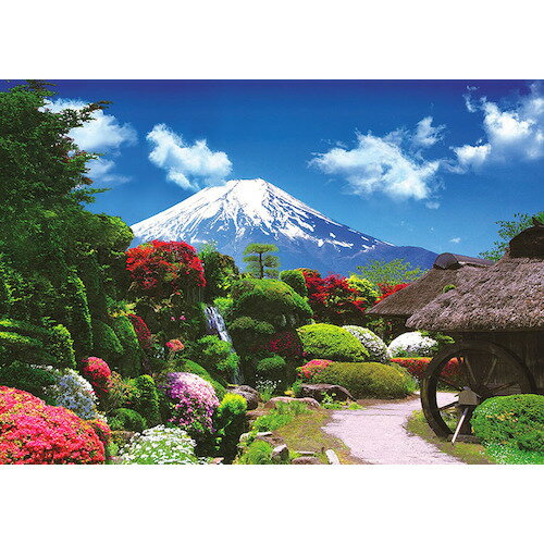 樂天商城 - エポック社　花咲く忍野と富士山　01-072　108ピース