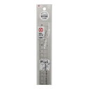 クツワ アルミ定規 15cm XS03 シルバー