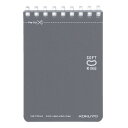 コクヨ(KOKUYO) ソフトリングメモ ドット入り罫線 A7変型 メ-SV371BT-DM ダークグレー