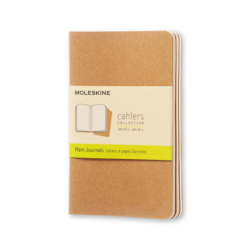 モレスキン（MOLESKINE）　カイエジャーナル　ソフトカバー　無地　ポケットサイズ　405923　クラフト