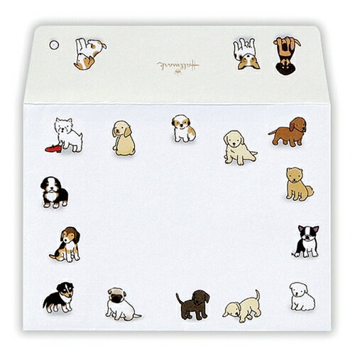 ホールマーク（Hallmark）　ひとことふたこと封筒　818524　ちび犬6