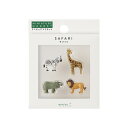 【エントリーで全品ポイント5倍!9月4〜11日まで】ミドリ(MIDORI) ミニマグネット 43422 サファリ柄B 4個入