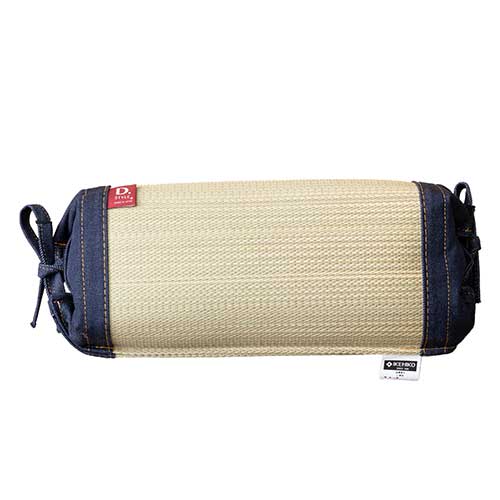 イケヒコ　D.Style　い草角枕　15×40cm　デニム