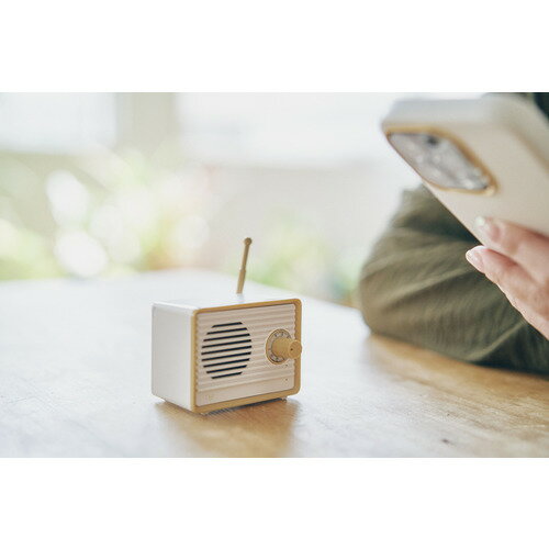 【お買い得】　Opt！オプト　レトロスピーカー　ホワイト