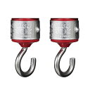 ダルトン(DULTON) マグネティック フック S/2 B520-329RD レッド 2個セット