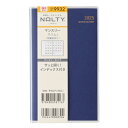 【2025年4月始まり】 日本能率協会 NOLTY(ノルティ) スリム-i マンスリーブロック 9932 ネイビー 月曜始まり