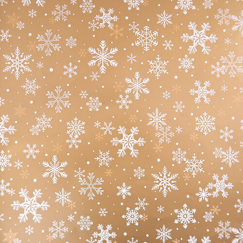 【クリスマス】 インディゴ XW812 ミニペーパー スノーフレーク ゴールド 2枚入