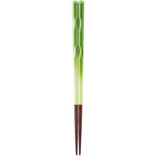 カワイ　食洗箸　FIT　21cm　グリーン