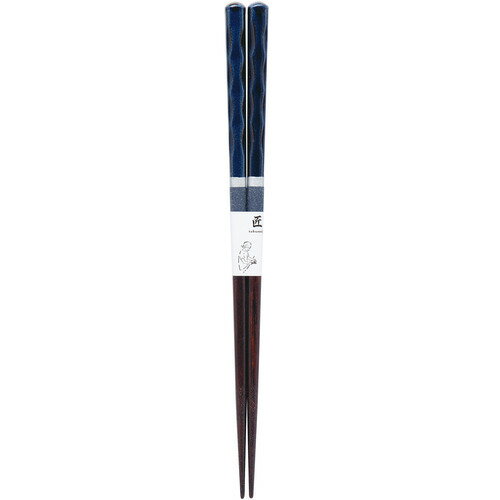 カワイ　食洗箸　漣　23cm　紺