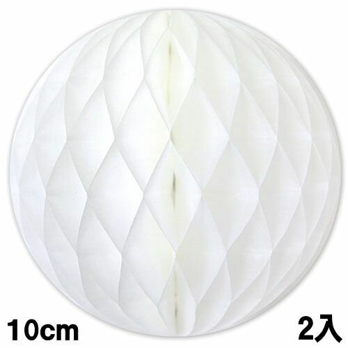 エクセルポイント 10cmハニカムボール ホワイト 9010 2個入