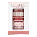 マインドウェイブ ライフフル マスキングテープ ボックスセット 95173 red life