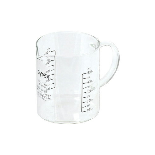 【お買い得】　パイレックス（pyrex）　Blowメジャーカップハンドル付　500mL　CP-8663　ブラック