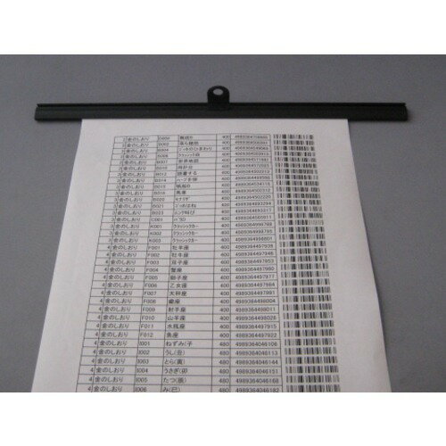 エイチ・エス　ポスターレール　A4　297mm　ブラック