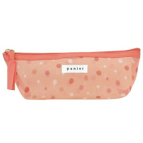 ラボクリップ（LABCLIP）　パニエ　メッシュ船型ペンポーチ　ピンク